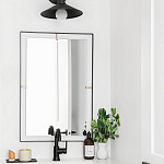 Зеркало прямоугольное в черной раме Gwendelyn варинант исполнения - 3 | Loft Concept в Новосибирске