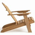 Уличное кресло из массива акации Adirondack Wooden Chair Natural варинант исполнения - 4 | Loft Concept в Новосибирске