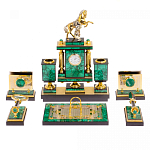 Настольный письменный набор из малахита с декором в виде лошади Leader Organizer варинант исполнения - 1 | Loft Concept в Новосибирске