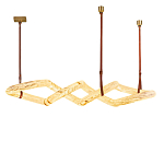 Люстра подвесная с фигурным светодиодным плафоном Calcite Figural Light варинант исполнения - 3 | Loft Concept в Новосибирске