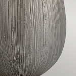 Настольная лампа с белым цилиндрическим абажуром и серебристым овальным основанием Quintiesse варинант исполнения - 4 | Loft Concept в Новосибирске