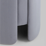 Пуф Alice Poof Grey Серый велюр варинант исполнения - 3 | Loft Concept в Новосибирске