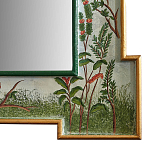 Зеркало в стиле Шинуазри ручная роспись Chinoiserie Garden White Mirror варинант исполнения - 2 | Loft Concept в Новосибирске
