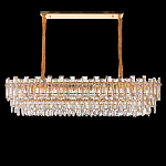 Люстра овальная с хрустальными подвесками Gorgeous Crystal Light варинант исполнения - 1 | Loft Concept в Новосибирске