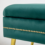 Мягкая банкетка с зоной для хранения Casket Green варинант исполнения - 2 | Loft Concept в Новосибирске