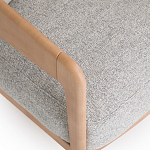 Кресло с каркасом из массива ясеня Deniaud Ash Grey Armchair варинант исполнения - 5 | Loft Concept в Новосибирске