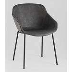 Стул Ashby экокожа серый варинант исполнения - 1 | Loft Concept в Новосибирске