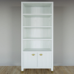 Книжный Стеллаж Elsa Dreams White с задней стенкой варинант исполнения - 5 | Loft Concept в Новосибирске