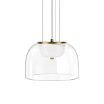 Подвесной светильник с куполообразным прозрачным стеклянным плафоном Grada Light варинант исполнения - 1 | Loft Concept в Новосибирске