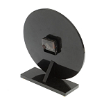 Часы настольные круглые из натурального камня Малахит Round Stone Clock варинант исполнения - 3 | Loft Concept в Новосибирске