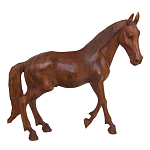 Статуэтка из дерева суар дикая лошадь Wild Horses варинант исполнения - 4 | Loft Concept в Новосибирске