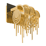 Бра с перфорированными металлическими дугами и цепочками 22 см Atlantis Chain варинант исполнения - 1 | Loft Concept в Новосибирске