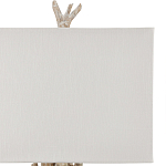 Настольная лампа с каркасом в виде веток деревьев с абажуром из ткани Natural Driftwood варинант исполнения - 3 | Loft Concept в Новосибирске