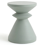 Светло-серый приставной столик из массива AMORPHOUS варинант исполнения - 1 | Loft Concept в Новосибирске