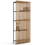 Стеллаж из дерева и метала Furniture Gutter and Lattice Rack варинант исполнения - 3 | Loft Concept в Новосибирске