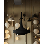 Подвесной вязаный черный светильник «Лампа Марракеша» варинант исполнения - 3 | Loft Concept в Новосибирске