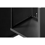 Полка навесная открытая цвета графит Strict Lines  варинант исполнения - 7 | Loft Concept в Новосибирске