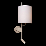 Бра с цилиндрическим тканевым абажуром и регулируемым спотом Pure Cylinder варинант исполнения - 1 | Loft Concept в Новосибирске