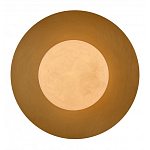 Бра круглое с плафоном из натурального камня на латунном основании Cryptocrystalline Stone варинант исполнения - 2 | Loft Concept в Новосибирске