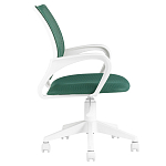 Офисное кресло с основанием из белого пластика Desk chairs Green варинант исполнения - 3 | Loft Concept в Новосибирске