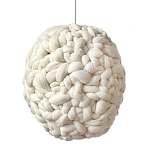 Светильник вязаный из шерсти Wool Oval варинант исполнения - 3 | Loft Concept в Новосибирске