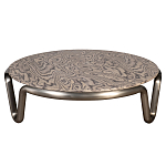 Стол журнальный круглый с узором Table Hypontic Pattern варинант исполнения - 1 | Loft Concept в Новосибирске