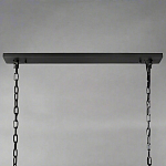 Люстра с черным каркасом и абажуром из прямоугольных мраморных панелей Calling to Shine варинант исполнения - 1 | Loft Concept в Новосибирске