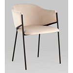 Стул Brace велюр молочный варинант исполнения - 1 | Loft Concept в Новосибирске