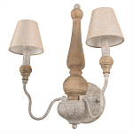 Бра с двумя конусовидными тканевыми абажурами Neighborhood варинант исполнения - 3 | Loft Concept в Новосибирске