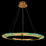 Люстра в форме кольца с цветочным декором Warm Heavenly Light варинант исполнения - 2 | Loft Concept в Новосибирске