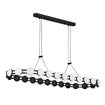 Люстра овальная с круглыми светодиодными источниками света Maxine Light варинант исполнения - 9 | Loft Concept в Новосибирске