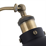 Бра с черным плафоном из металла Roomsy варинант исполнения - 3 | Loft Concept в Новосибирске