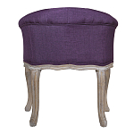 Кресло низкое в стиле прованс Louis French Armchair purple flax варинант исполнения - 3 | Loft Concept в Новосибирске
