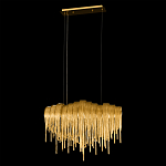 Люстра подвесная с металлическими цепочками и изогнутыми металлическими дугами 72 см Atlantis Chain варинант исполнения - 13 | Loft Concept в Новосибирске