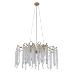 Люстра c подвесками из прозрачного хрусталя Диаметр 85 см FAIRYTREE Light варинант исполнения - 2 | Loft Concept в Новосибирске