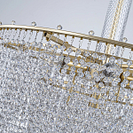 Люстра многоярусная с каскадами кристаллов Crystal Rains варинант исполнения - 8 | Loft Concept в Новосибирске