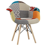 Стул с обивкой в стиле Patchwork варинант исполнения - 1 | Loft Concept в Новосибирске