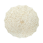 Стол кофейный с отделкой раковинами устриц Coastal Charm варинант исполнения - 3 | Loft Concept в Новосибирске