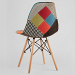 Стул с обивкой в технике пэчворк DSW варинант исполнения - 5 | Loft Concept в Новосибирске