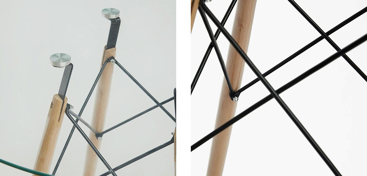 Стол DSW glass table - Loft-Concept в Новосибирске