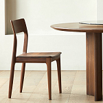 Стол обеденный круглый с двойной столешницей Walnut Wood Table варинант исполнения - 8 | Loft Concept в Новосибирске