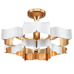 Люстра фигурная в сочетании белого и золотого цвета Shapes Inspired by Nature варинант исполнения - 2 | Loft Concept в Новосибирске