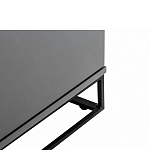 ТВ-тумба цвета графит с  2-мя дверцами и ящиком Strict Lines варинант исполнения - 5 | Loft Concept в Новосибирске