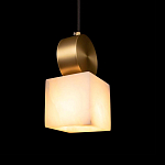 Подвесной светильник светодиодный с квадратным плафоном Stone Helios варинант исполнения - 2 | Loft Concept в Новосибирске