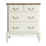 Комод с 4-мя большими ящиками из массива берёзы Interiors Romance варинант исполнения - 2 | Loft Concept в Новосибирске