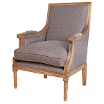 Кресло William Classical Armchair grey flax варинант исполнения - 3 | Loft Concept в Новосибирске