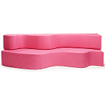 Дизайнерский модульный диван волнистой формы с цветным принтом Poltronova Superonda Sofa варинант исполнения - 1 | Loft Concept в Новосибирске