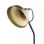 Настольная лампа с плафоном в форме купола в сочетании черного и золотистого цвета Minimalist Execution варинант исполнения - 4 | Loft Concept в Новосибирске