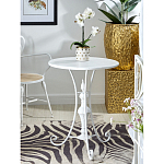 Столик белый кованный в прованском стиле Vaucluse варинант исполнения - 4 | Loft Concept в Новосибирске