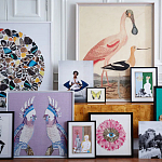 Панно Розовый цветок вышитое бисером PETALS BEADED ART варинант исполнения - 1 | Loft Concept в Новосибирске